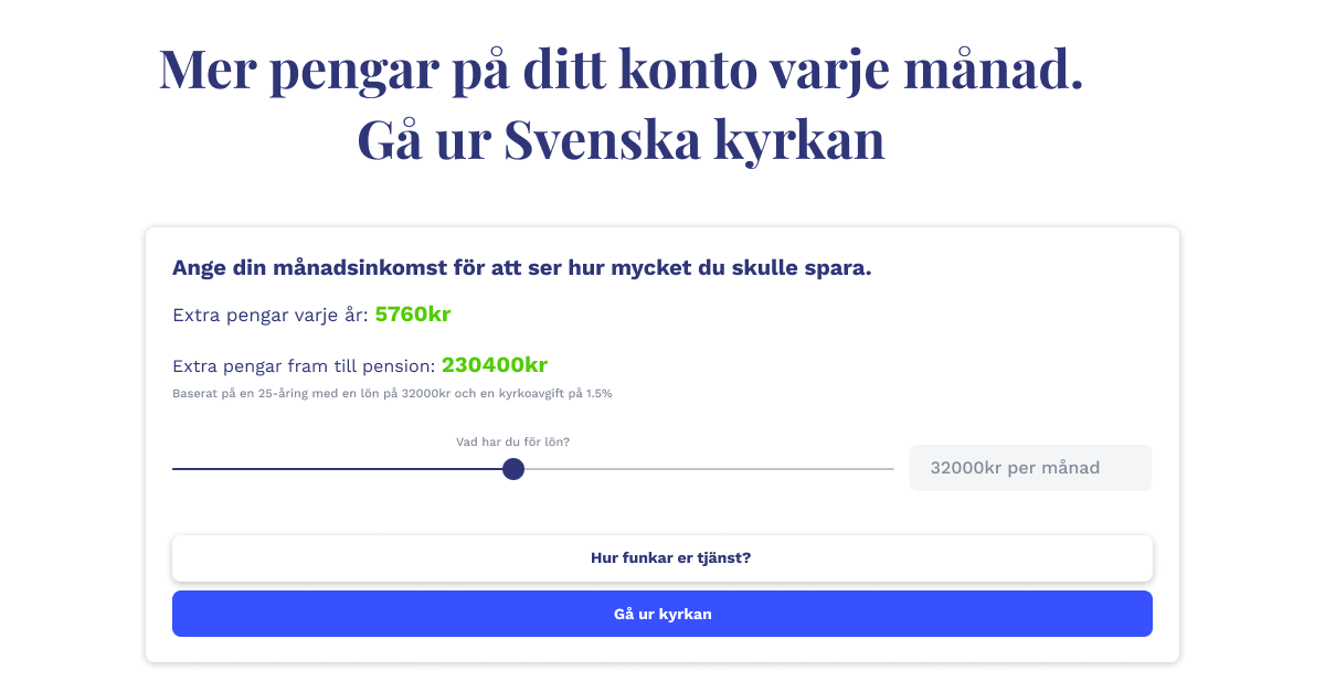 Gå Ur Svenska Kyrkan Online | på